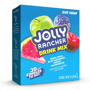 jolly Rancher Singles To Go Variety Pack, Powdered Drink Mix, Zero Sugar,...