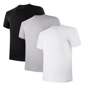 BAMBOO COOL Men's Classic Bamboo Fabric T-Shirt Undershirts - 3-Pack Shortsleeve Round Neck Tops, Stretchy, Moisture-Wicking, Soft, Breathable, Silky, Sweat-Managing Menswear summerwins