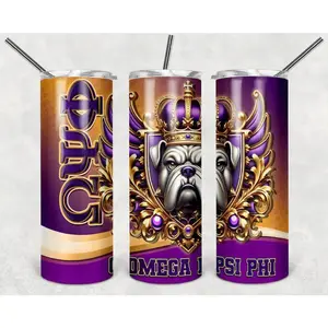 Omega Psi Phi 20oz Stainless Steel Tumbler Omega Psi Phi 20oz Stainless Steel Tumbler