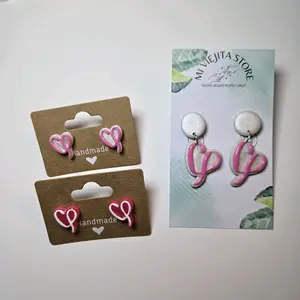 Breast Cancer Awareness Earrings - Handmade with Love