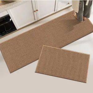 Kitchen Rug, Non-slip Washable Kitchen Mat, Indoor Floor Mat for Home Kitchen Living Room Bedroom Bathroom, Machine Washable Rug