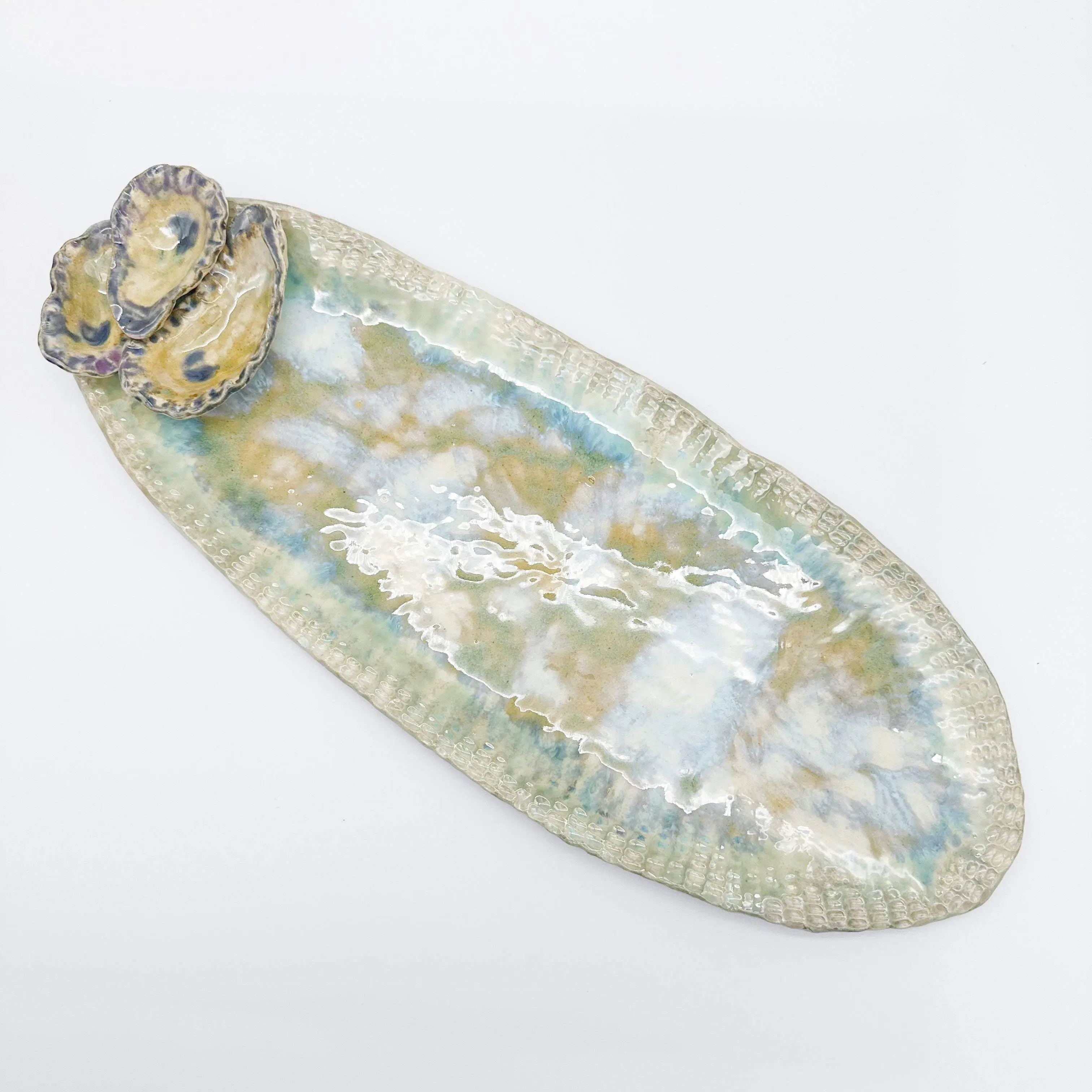 Long Oval Oyster Tray