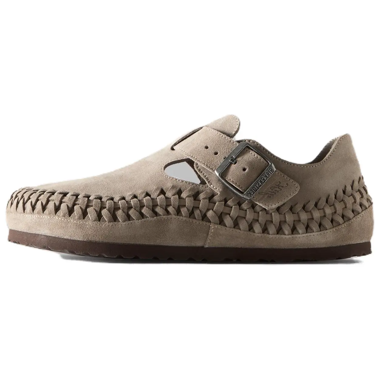 KITH x Birkenstock London Braided Suede Low-Top Unisex Casual Shoes with Comfort and Versatility Trending Shoes, House White Official Shoes to Get / Maison Mihara
