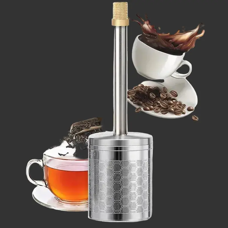 Reusable Stainless-Steel Mesh Metal Coffee & Tea Filter, Beverage Strainer for Daily Use with Reusability Advantage