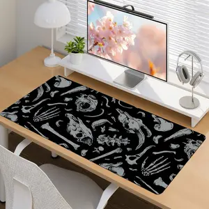 Bone Mouse Keyboard Desk Pad, Desk Accessories, Absorbent Non-Slip, Suitable for Girls' Printed Desktops, 1 Piece, Ca Prop 65 Compliant