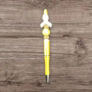Doorables Beaded DIY Pens - Colorful Beaded Pens with Unique Designs for Crafting and Fun