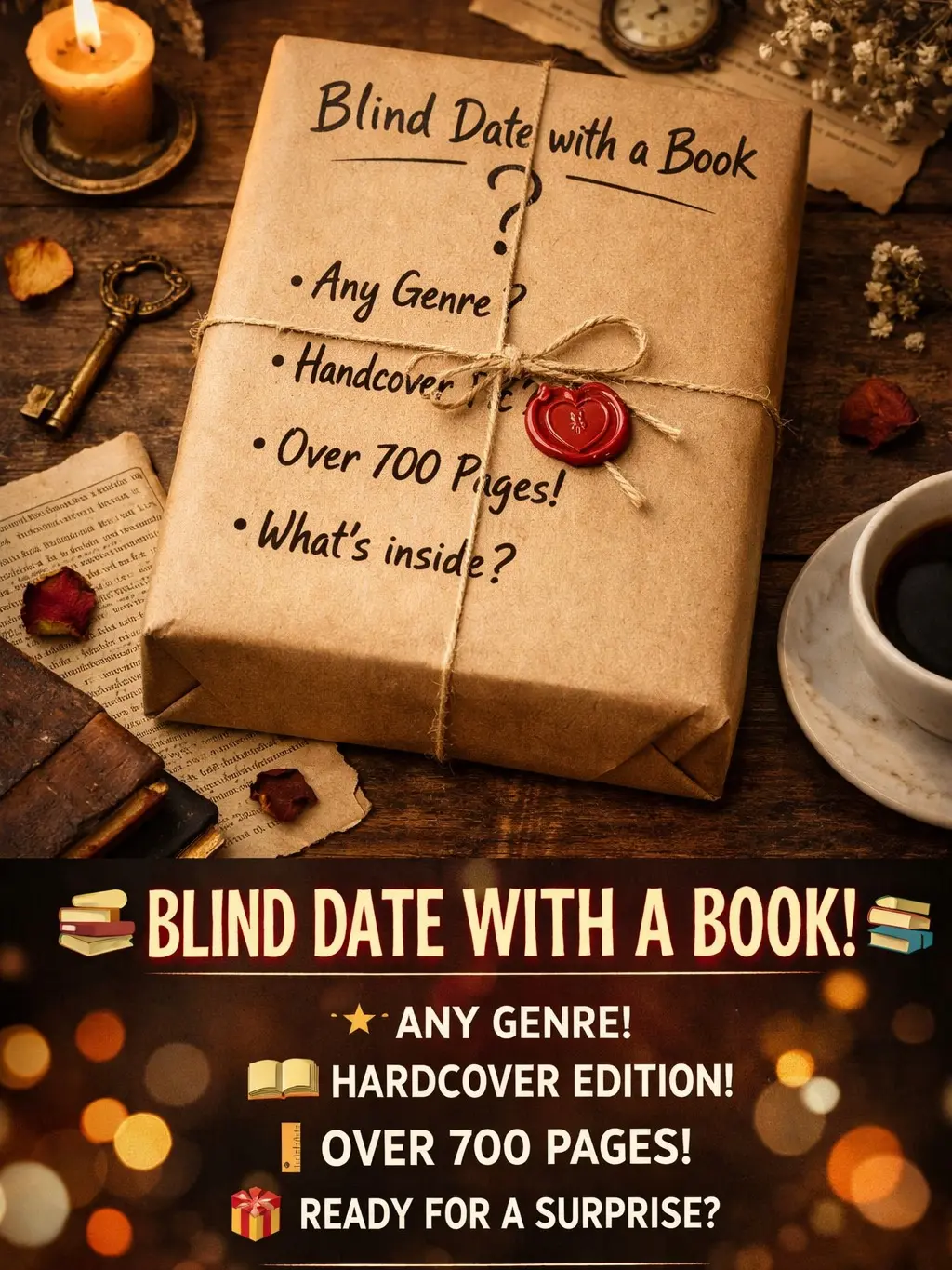 Random Genre- Blind Date with a Book - XL