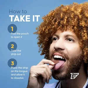 ZEPH Immune Strips - Full of Natural Antioxidants - Vitamin D & Probiotics Supplement - Supports Digestive Health - Fast-Acting - Vegan - 100% Natural - Orange Mango Flavor - 30 strips, Boost your Immunity  Healthcare Dietary