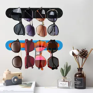 1pc Wall-Mounted Wavy Glasses Holder, a Home Wall Organizer for Glasses, Suitable for Various Types of Eyewear, Usable at Home Or in The Office, Stylish Glasses Rack
