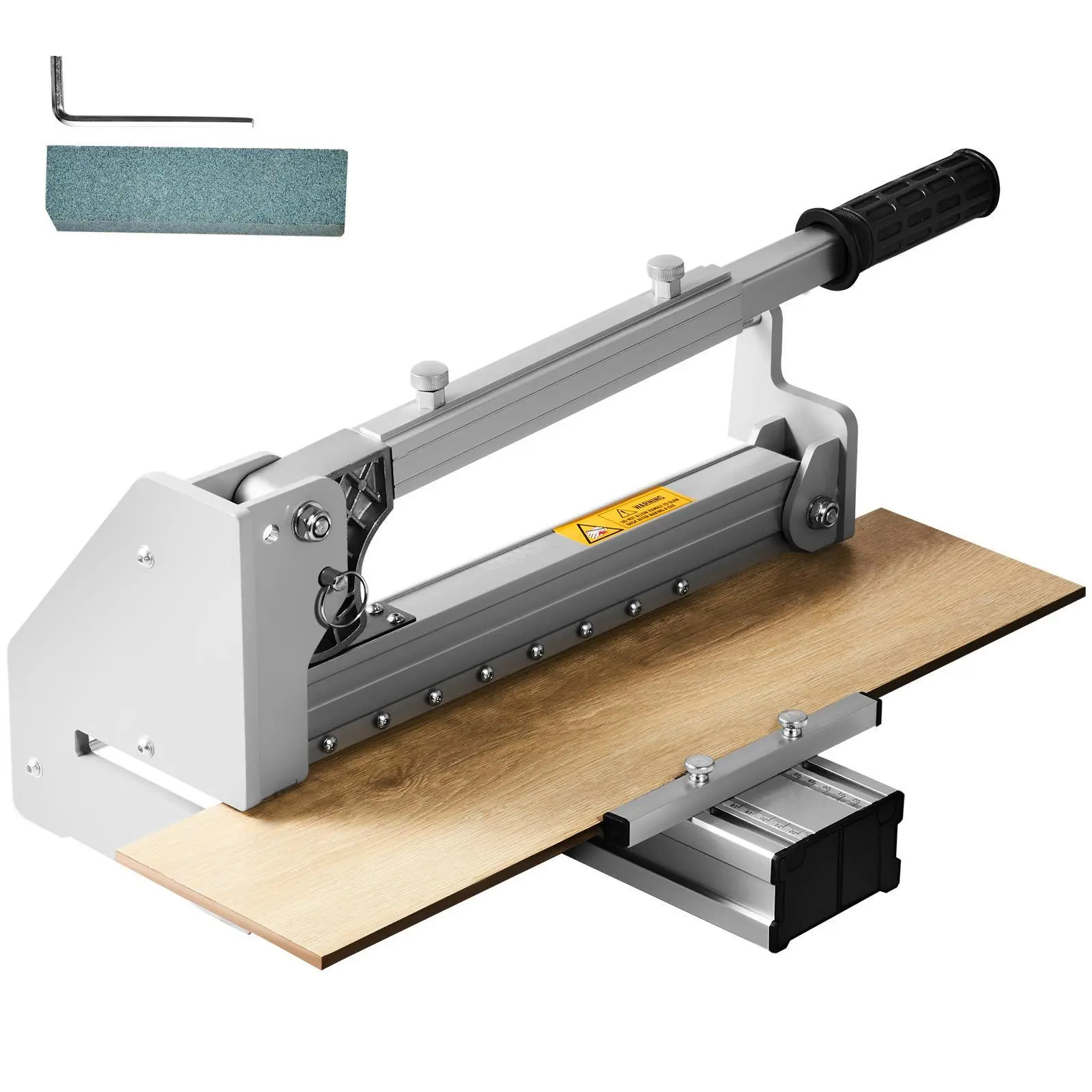 【FathersDayGift】VEVOR Floor Cutter 13 inch,  Cuts Vinyl Plank, Laminate, Engineered Hardwood, Siding, 0.47in Cutting Depth Effortless And Easy Cutting, Vinyl Plank Cutter for LVP, WPC, SPC, LVT, VCT, PVC, and More