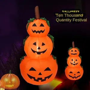 Halloween Pumpkin Inflatable 1.5m Pumpkins Ghosts Halloween Decoration Atmosphere Decoration Inflatable Model Ornaments American Standard halloween decor christmas decorations