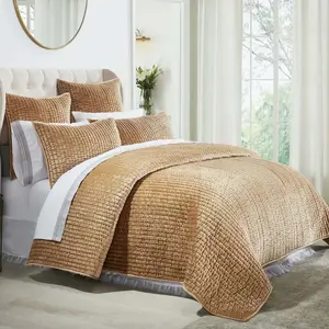 Walton Channel Velvet Quilt