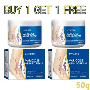 Buy 1 Get 1 Free Varicose Vein Relief Cream for Legs 50g Helps with Leg Pain Swelling and Tired Heavy Legs Soothing Vein Care Lotion