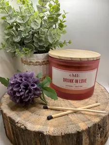 3 Wick Pure Beeswax Candle | Certified Organic | Hand poured | Non-Toxic 16oz