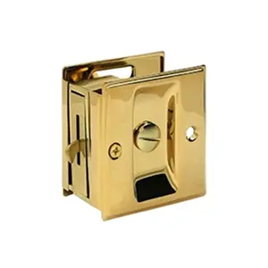 Deltana SDL25CR003 2.5 x 2.75 in. Privacy Pocket Lock- Lifetime, Door Lock, Hardware, Solid Brass