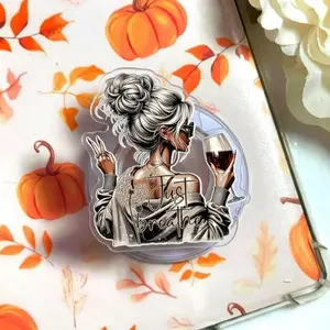 Just Breathe Dandelion Magnetic Phone Grip, Positive Affirmations Magsafe Kickstand, Trendy Aesthetic Motivational Gift