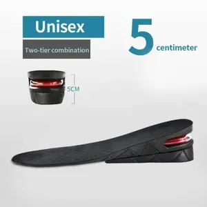 Invisible Heel Lifters 1.18-3.54 Inches, Adjustable Height Shoe Inserts, Sweat-Absorbing Foot Pads, Comfortable Support for All-Day Wear, Insoles, Height Increasing Insole