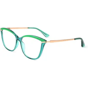 FEISEDY Blue Light Blocking Glasses Computer Glasses Women Men Cateye TR90 Frame B2772