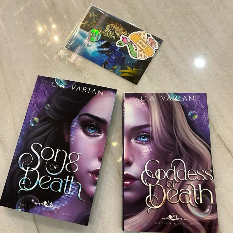 Song of Death & Goddess of Death Companion Duet Illustrated Color EDITION PAPERBACK SET