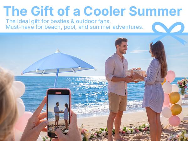 Phone Umbrella for Sun Shade Magnetic: Universal Thumbs Up Cell Phone Umbrella for iPhone Beach Outdoor Pool Travel Sunshade UV Protection Adjustable Funny Gadgets for Women Teens Girls Boys Men Easter Gifts Sun Umbrella Holder