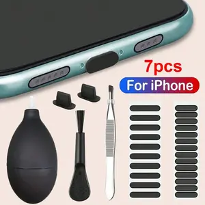 Mobile Phone Cleaning Kit, Phone Charging Port Dust Plug Removal Tools Set, Tablet Cleaning Brush Set, Phone Accessories