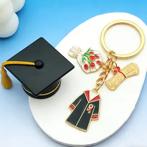 2026 Fabric Graduation Memory Keychain, Charm Graduation Gift Keepsake