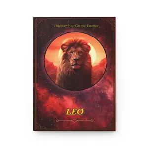 Leo Cosmic Journal, Astrology Journal, Personalized Zodiac Journal, Unique Custom Designed Journal, Astrology Gift, Gift For Women, Leo Gift, Hardcover Journal, Special Edition