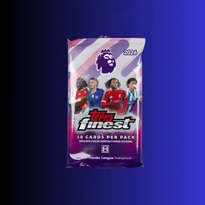 2026 Topps Finest Premier League EPL Soccer Hobby Pack