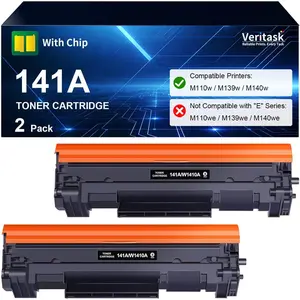 Toner Cartridge Black 2 Pack with Chip W1410A Toner Replacement for Compatible with LaserJet Pro