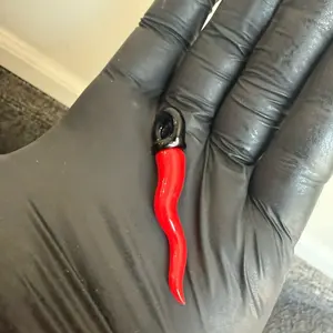 Italian Horn Glass Pendant