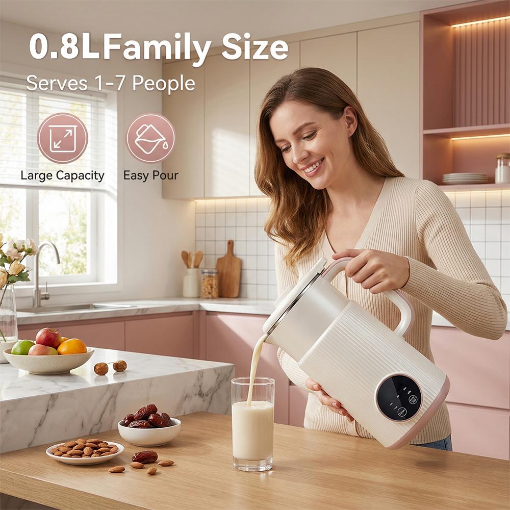 Multifunctional Juicer Blender - High Speed Stainless Steel Household Juicer Machine, Automatic Nut Milk Oat Soybean Maker with Timer & Keep-Warm, White Home Kitchen Appliance, Valentine’s Day Gift, High Speed Blender, Household Blender fathersdaygiftidea Multifunctional Juicer Blender - High Speed Stainless Steel Household Juicer Machine, Automatic Nut Milk Oat Soybean Maker with Timer & Keep-Warm, White Home Kitchen Appliance, Valentine’s Day Gift, High Speed Blender, Household Blender fathersdaygiftidea