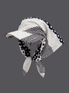 Casual Turban Hat with Polka Dot Pattern, Fitted Sun Protection Headband, Stylish and Versatile Accessory, Random Design