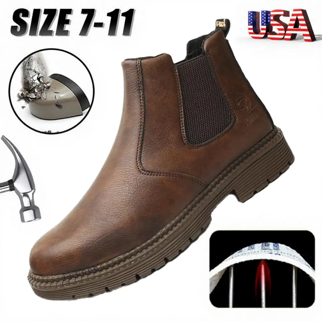 Women's HydroShield Work Safety Shoe - Smash-Resistant, Puncture-Proof, Ventilated Work Footwear