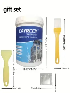 Clear Waterproof Sealant Rubber Coating | Stop Leaks for Roof, RV, Pipe, Window | Fast Curing | USA Warehouse 2-4 Day Shipping