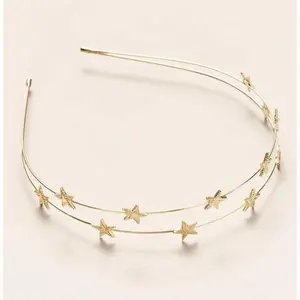 Beautiful Gold Stars Headband