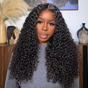 Wavymy Hair M-Cap Wear Go Glueless Wig 9x6 Lace Pre Bleached Knots Kinky Curly Human Hair Wigs