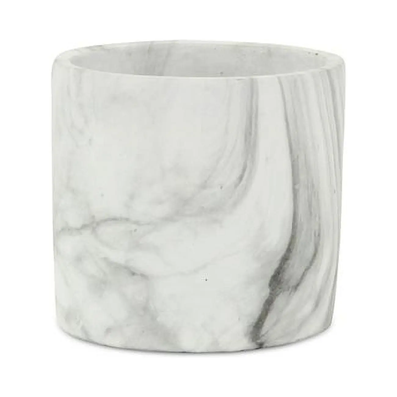 5.5 x 5.5 x 5.5 in. Marmoreal Marble Pot
