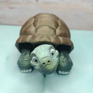 Articulating Tortoise Figurine Decor Traditional Ornaments