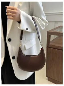 Minimalist Crescent Bag Hobo Underarm Bag Vintage Mini Clutch Purses  Versatile & Stylish Bag