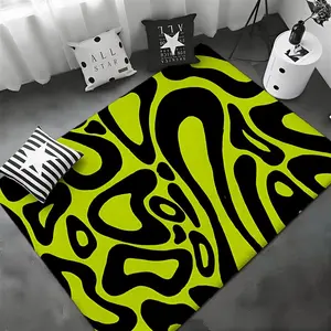 F1 Driver Lando Norris Floor Mat Non-Slip Soft Flannel Rug, Modern Abstract Rug, Indoor Door Mat Absorbent Wear-Resistant Floor Mat for Living Room Hallway Entryway Durable Home Decoration Mat for Indoor Daily Use