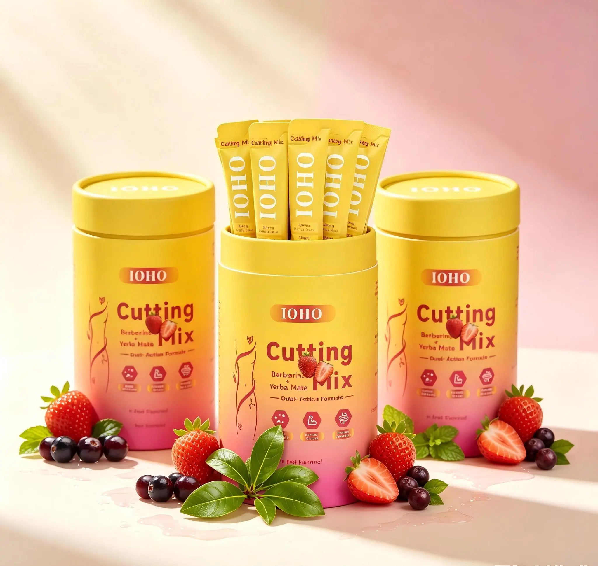 Multiple bottles of LeeFar cutting beverage mix powder | 30 portions per box