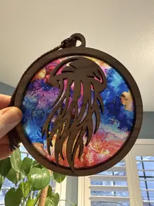 Jellyfish Suncatcher for Sunny Window