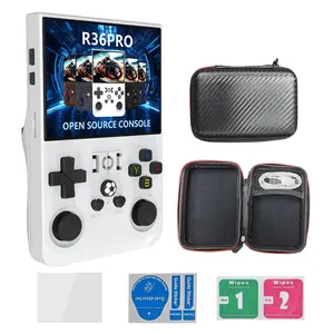 R36 Max Retro Handheld Game Console, Video Game Console, 64G Built-in 18000+ Games, 4000mAh Rechargeable, Support 30+ Emulators, Linux System, 4.0 Inch IPS Screen Portable Pocket Arcade Device r36s Handheld Game Console