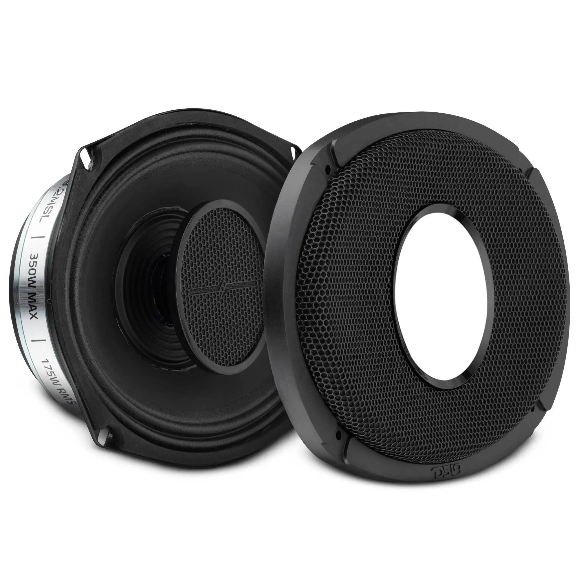 PRO 6x9” Hybrid Slim Loudspeaker with Water-Resistant Cone and Compression Driver Horn | 175W RMS 2-Ohm (PRO-HY69.2MSL)