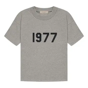 Fear of God Essentials SS22 T-Shirt 1977 'Dark Oatmeal' FOG-SS22-296
