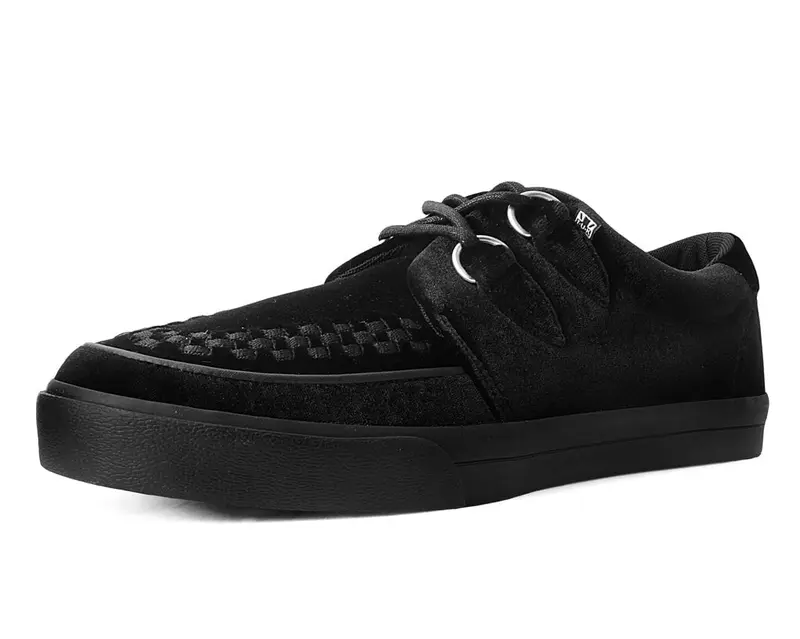 T.U.K Black Men\'s Suede Penny Loafers black-suede-penny-loafer-viva-  main image 4