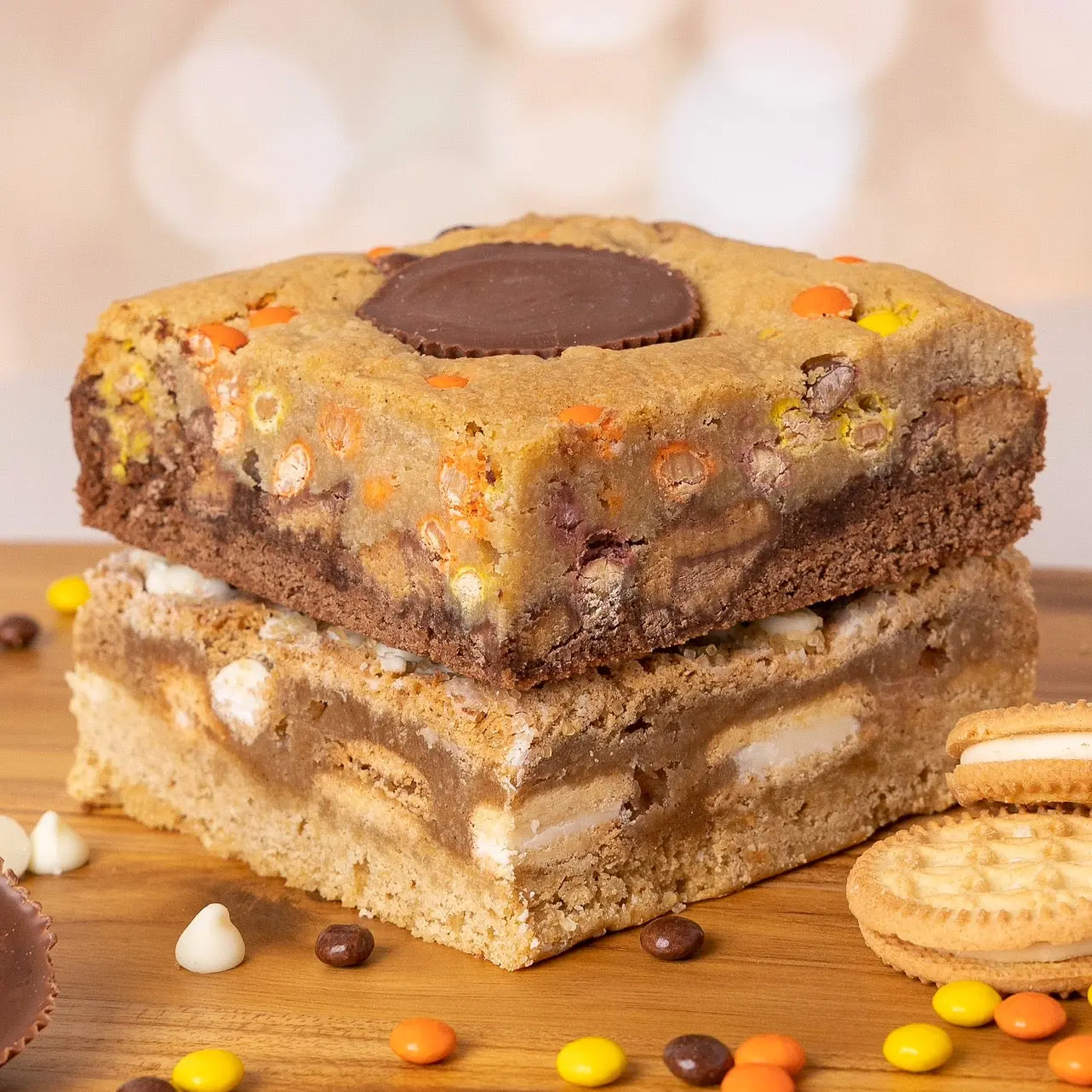 Decadent Gluten-Free Specialty Box, GF Sweet Duo - 2 Sweet Treats Boxed Set with Plant-Based Brownie Blondie Snacks, Two Sweet Treats