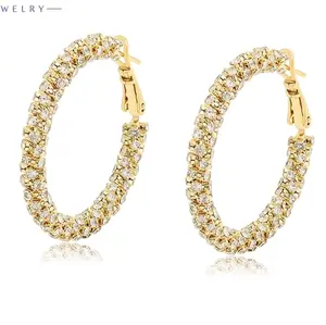 gold-filled hoops fashion medium zise one color earrings