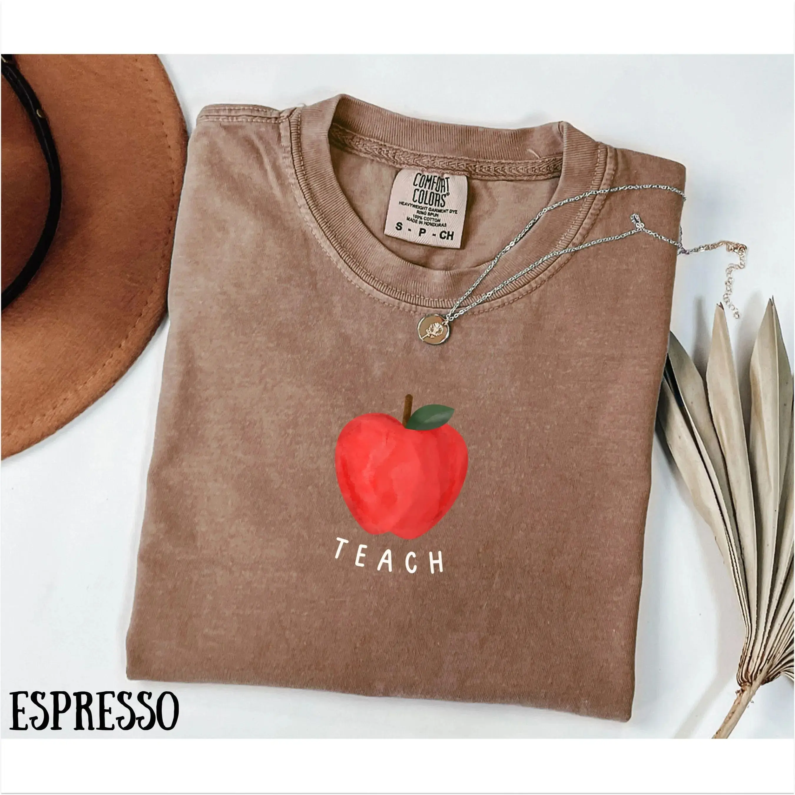 Comfort Colors Teach Shirt, Teacher Shirt, Elementary Teacher Shirt, Retro Teacher Shirt, Teacher Gift, Teacher Appreciation Gift, Educator