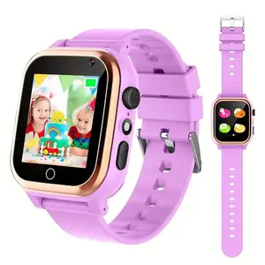 Smart Watch for Kids, 1 Count Educational Watch with 16 Games, Multifunctional Watch with 12/24 Clock, Camera, Video Recorder, Music Player, Pedometer & Flashlight
